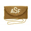 Matte Gold Mail Clutch